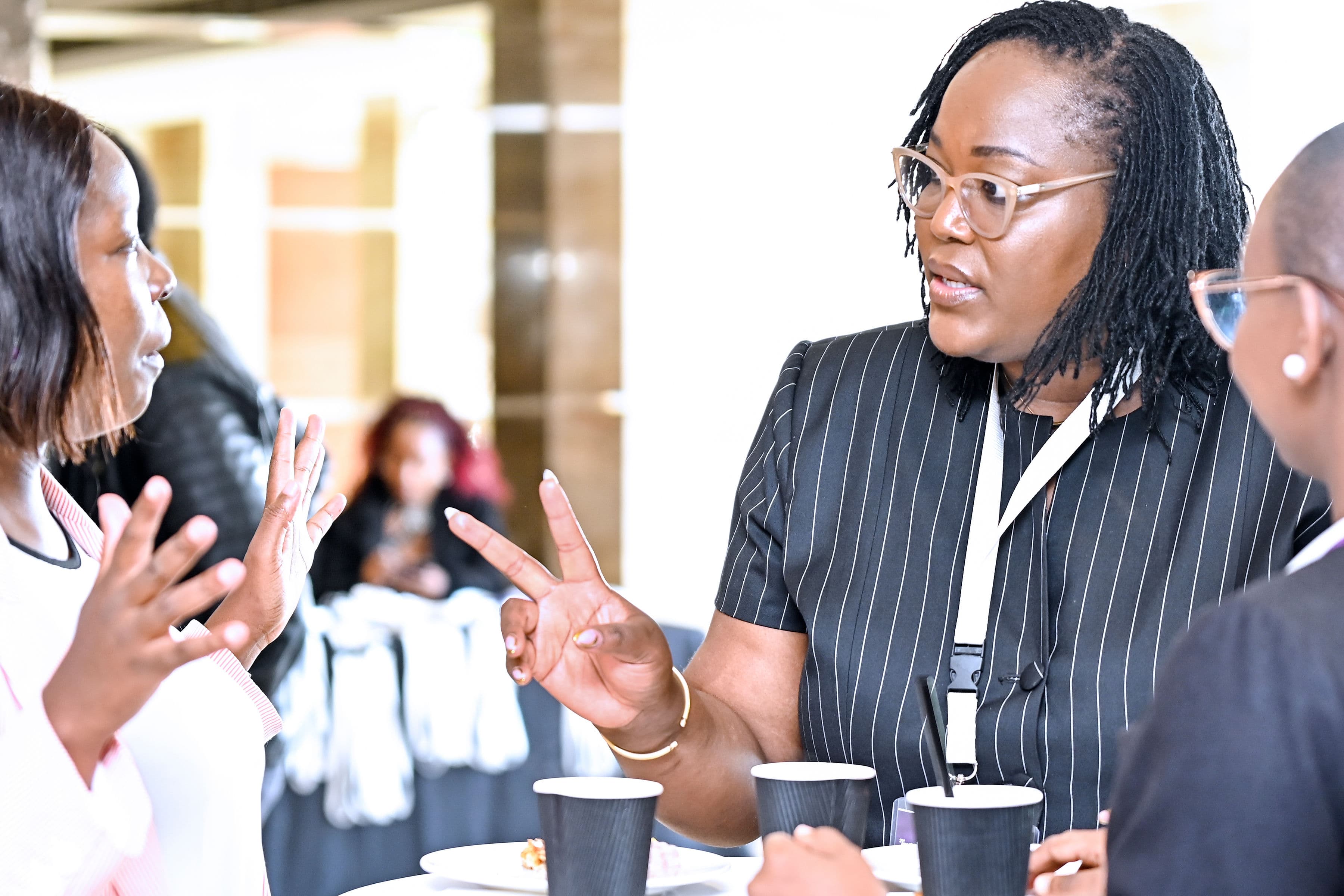 Women at the conference